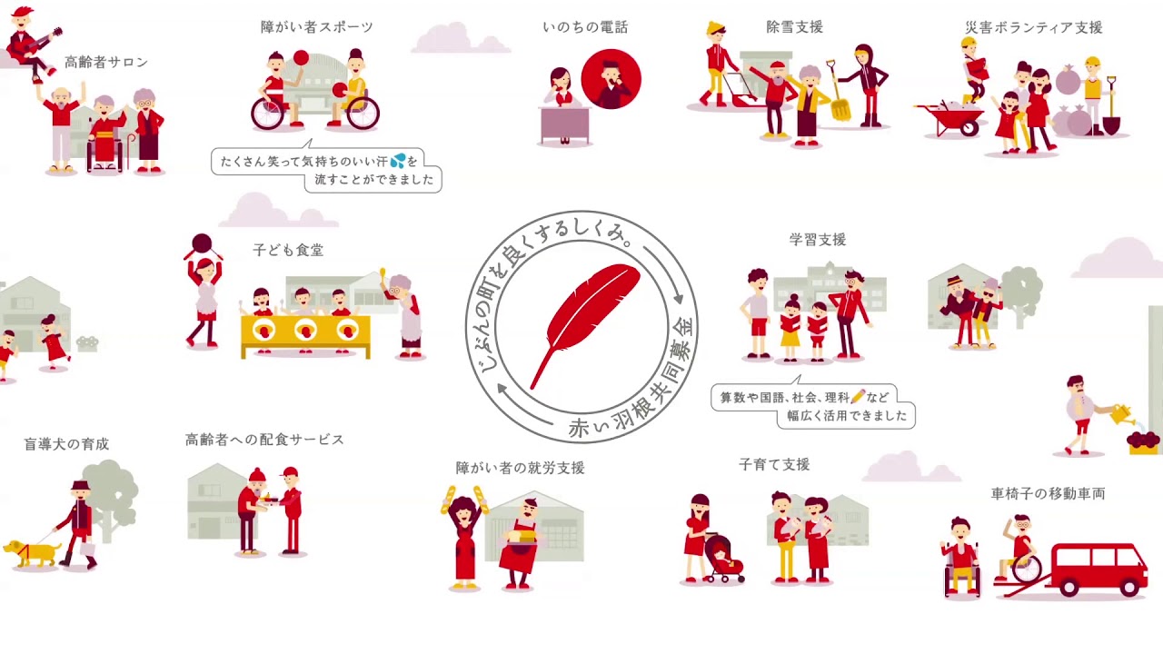 【赤い羽根】共同募金201810／15秒